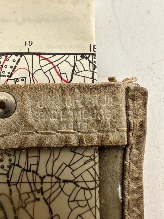 German map folder with map 1936 — image 4