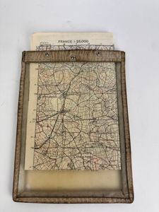 German map folder with map 1936