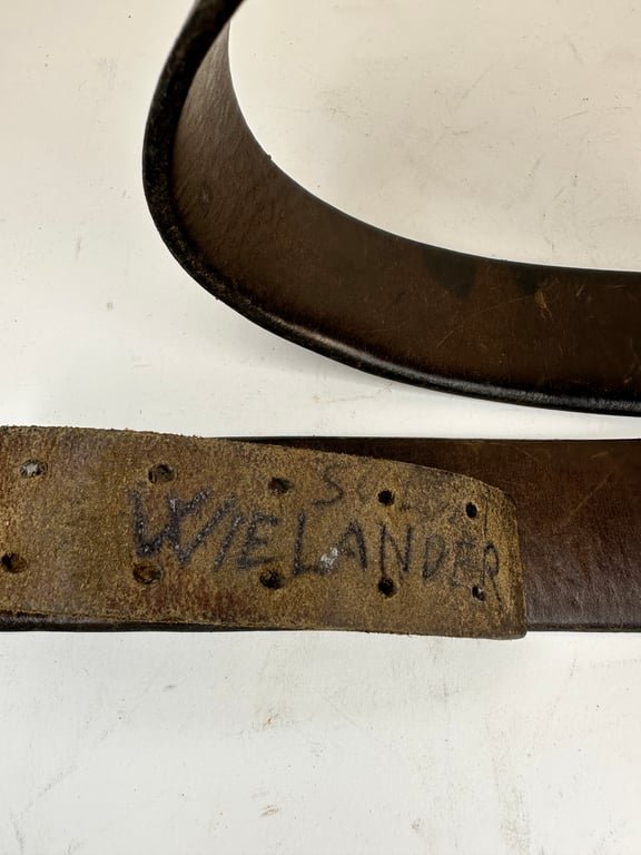 WW2 German leather belt '102'cm — image 4