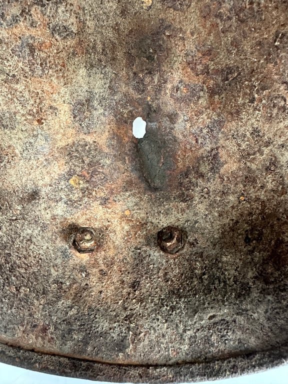 Untouched M38 Fallschirmjäger Helmet 'Barnfind' — image 9