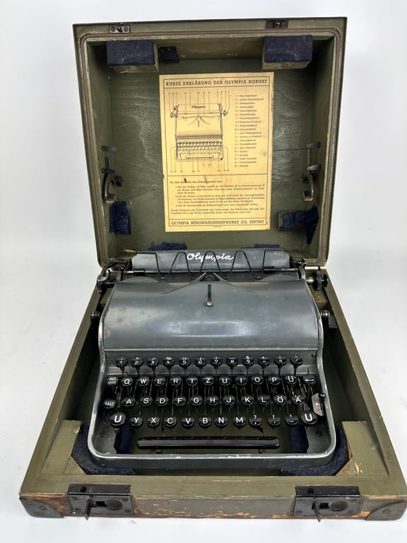 Waffen-SS typewriter 'Olympia'in norginal box — image 3