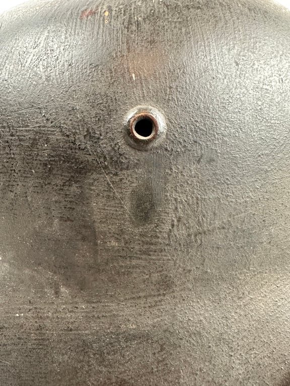 M35 'Re-issued' Ex DD Wehrmacht helmet 'Q66' camo — image 5