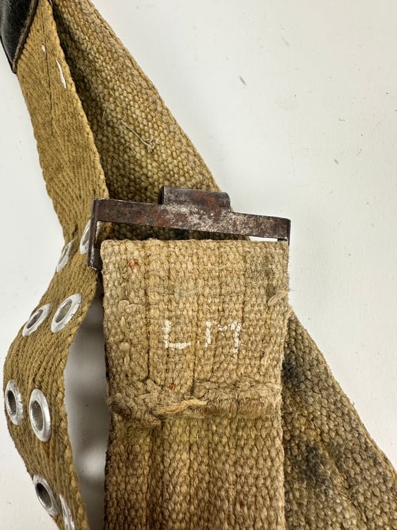 RARE Wehrmacht tropical 'Afrikakorps' belt by 'E. Schneider' — image 4