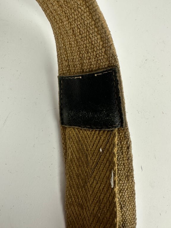 RARE Wehrmacht tropical 'Afrikakorps' belt by 'E. Schneider' — image 5