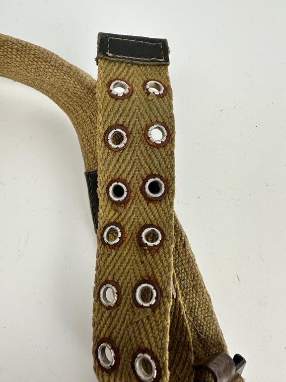 RARE Wehrmacht tropical 'Afrikakorps' belt by 'E. Schneider' — image 6