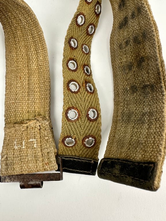 RARE Wehrmacht tropical 'Afrikakorps' belt by 'E. Schneider' — image 8