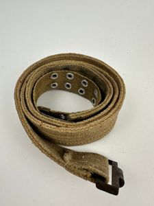 RARE Wehrmacht tropical 'Afrikakorps' belt by 'E. Schneider'