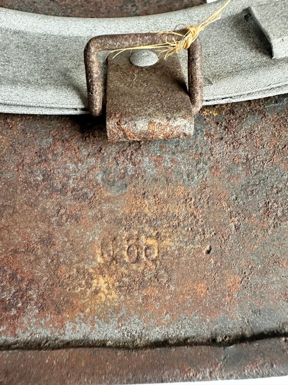 M40 Wehrmacht helmet 'barn find' Q66 — image 8