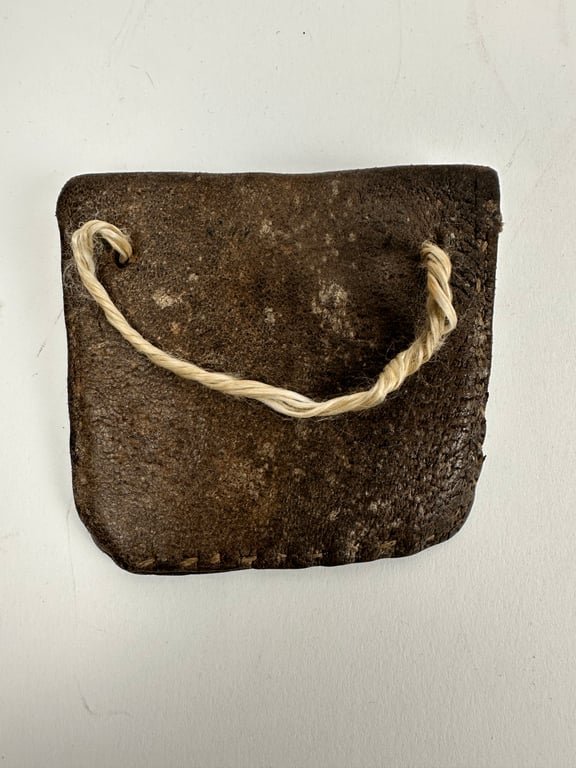 WW2 German Dog Tag Carrying Pouch 'Home Made' — image 2