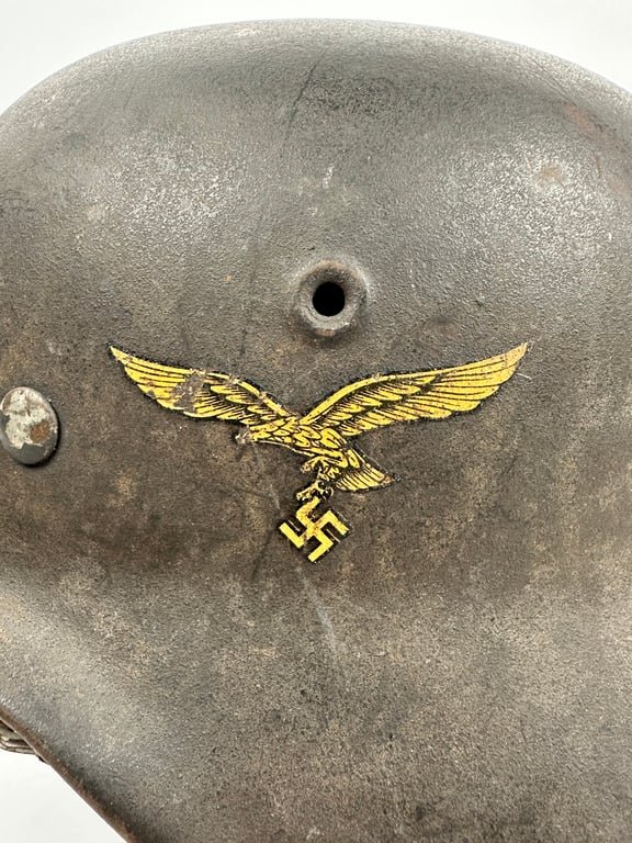 'Untouched' M40 SD Luftwaffe Helmet 'Named' — image 2