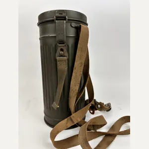WW2 German gasmask with webbing straps 1940