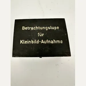 'Betrachtungslupe fur Kleindild-Aufnahmen'