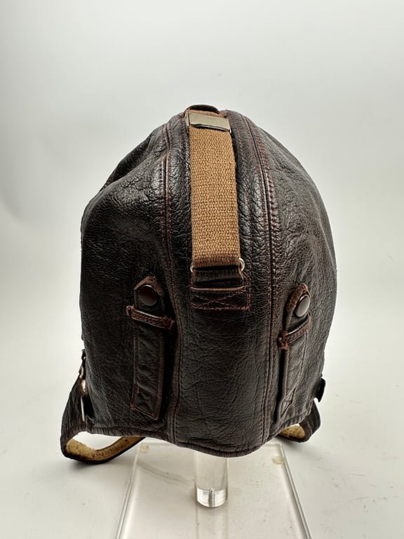 WW2 German Luftwaffe Leather Flying Helmet 1940 — image 2
