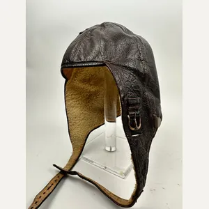 WW2 German Luftwaffe Leather Flying Helmet 1940