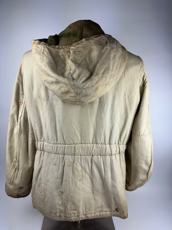 WW2 German Wehrmacht Reversible Camouflage Winter Parka — image 2