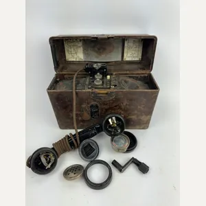 Nice original German WW2 FF33 Field Telephone (Feldfernsprecher 33) 1942