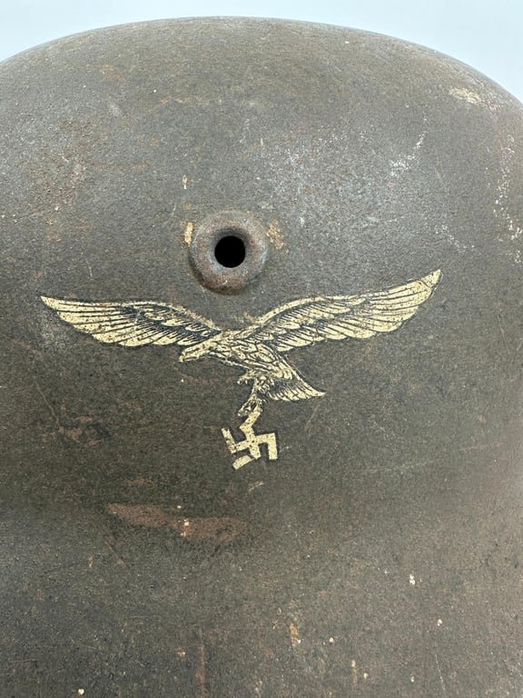 M42 Luftwaffe Helmet Untouched and Uncleaned — image 2