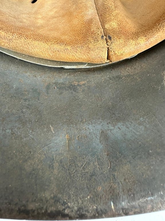 M42 Luftwaffe Helmet Untouched and Uncleaned — image 3