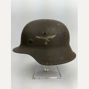 M42 Luftwaffe Helmet Untouched and Uncleaned