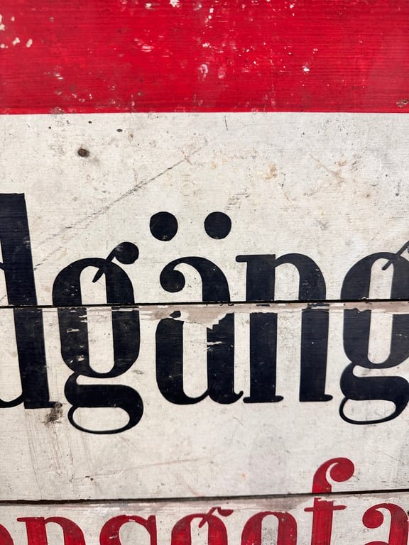 Orginal German WH Warning Sign 'Blindgänger' — image 4