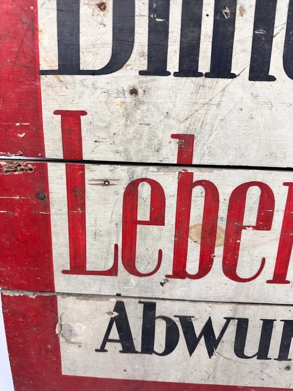 Orginal German WH Warning Sign 'Blindgänger' — image 5