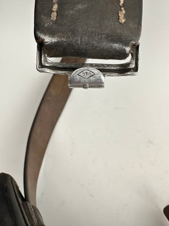 WW2 German Belt,Buckle and 2 K98 pouches 'found like this' — image 3