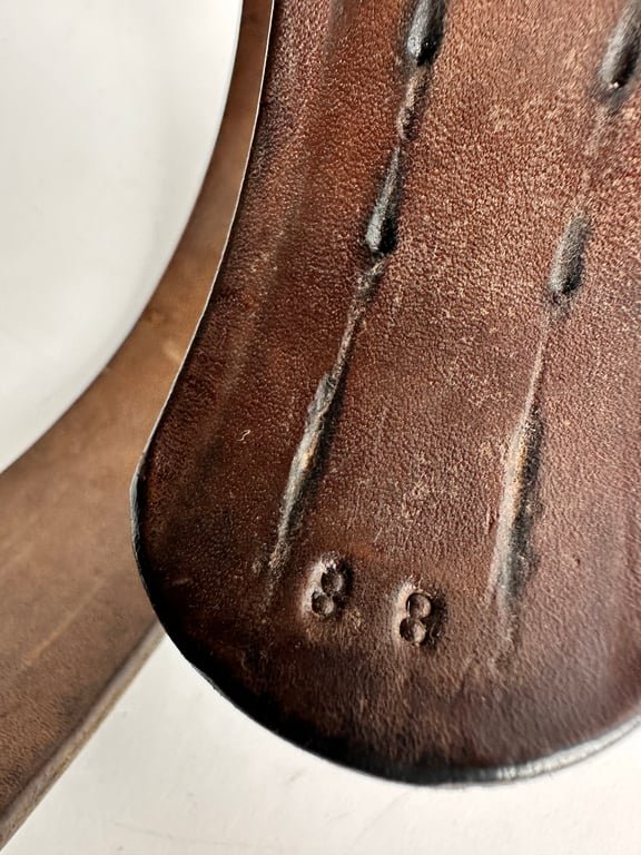 WW2 German Leather belt size 88 — image 3