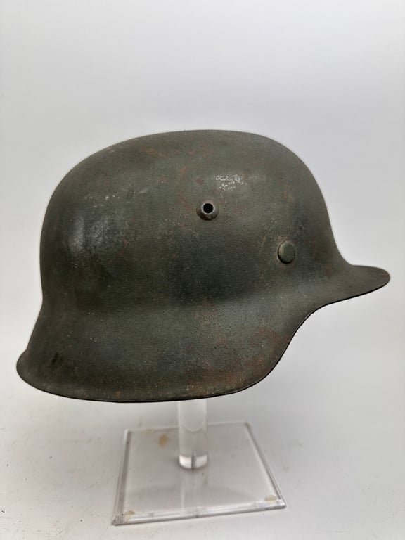 M42 German Helmet 'Rough camo paint' — image 3