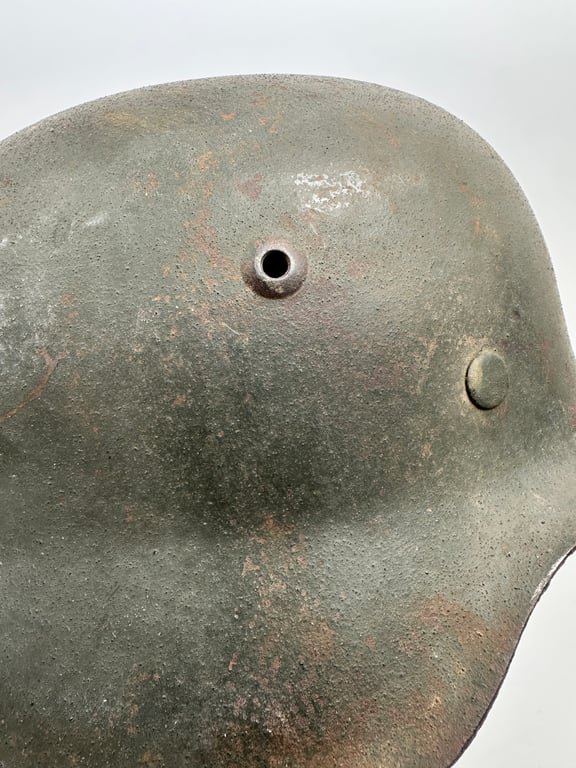 M42 German Helmet 'Rough camo paint' — image 4