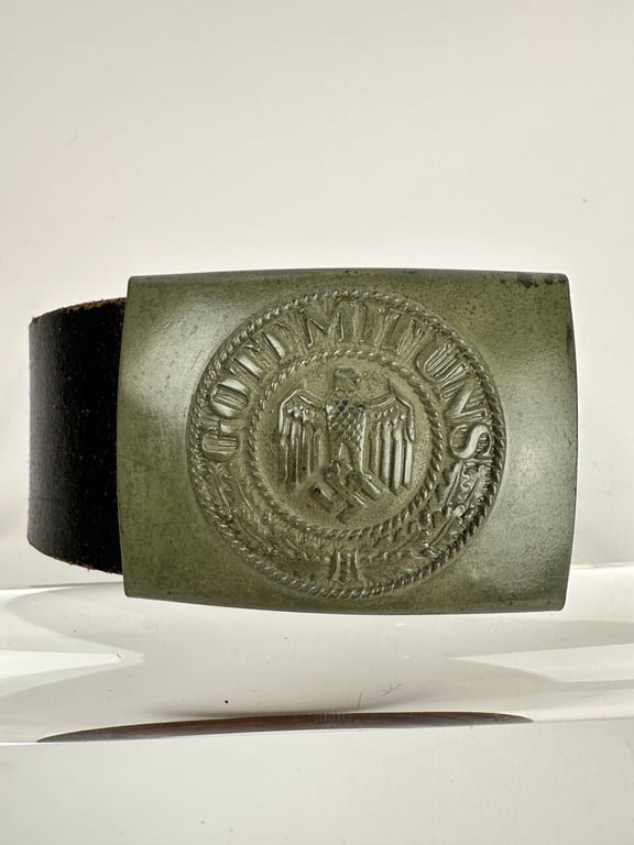 Mint Wehrmacht Belt and Buckle 'J.F.S.' — image 10