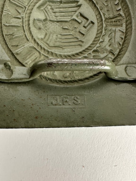 Mint Wehrmacht Belt and Buckle 'J.F.S.' — image 12