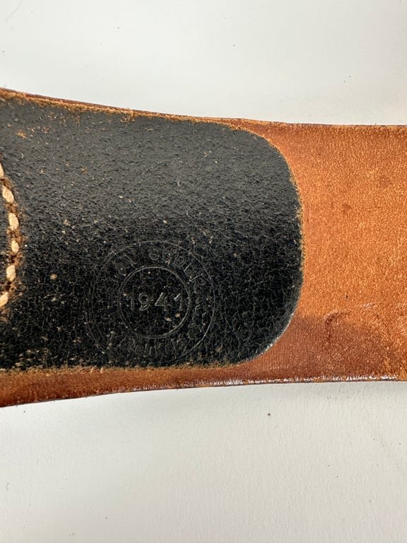 Mint Wehrmacht Belt and Buckle 'J.F.S.' — image 7