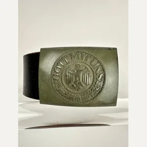 Mint Wehrmacht Belt and Buckle 'J.F.S.'