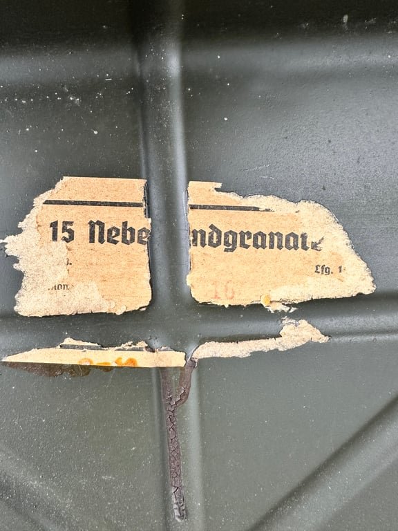 WW2 German Smoke Stick Grenade Box 1939 — image 10