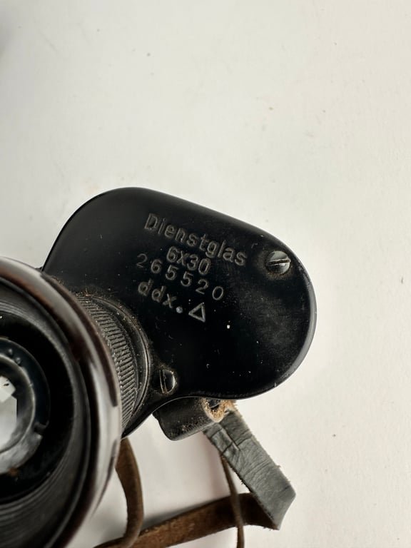 Original German 6x30 ddx Binoculars with Red Bakel... — image 10