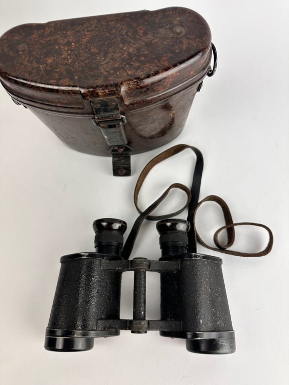 Original German 6x30 ddx Binoculars with Red Bakel... — image 3