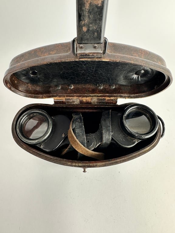Original German 6x30 ddx Binoculars with Red Bakel... — image 8