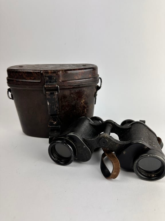 Original German 6x30 ddx Binoculars with Red Bakel... — image 9