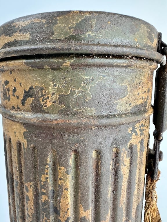 WW2 German Gasmask Canister in Camo Paint — image 14