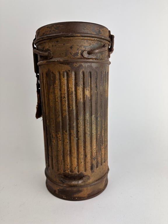 WW2 German Gasmask Canister in Camo Paint — image 3