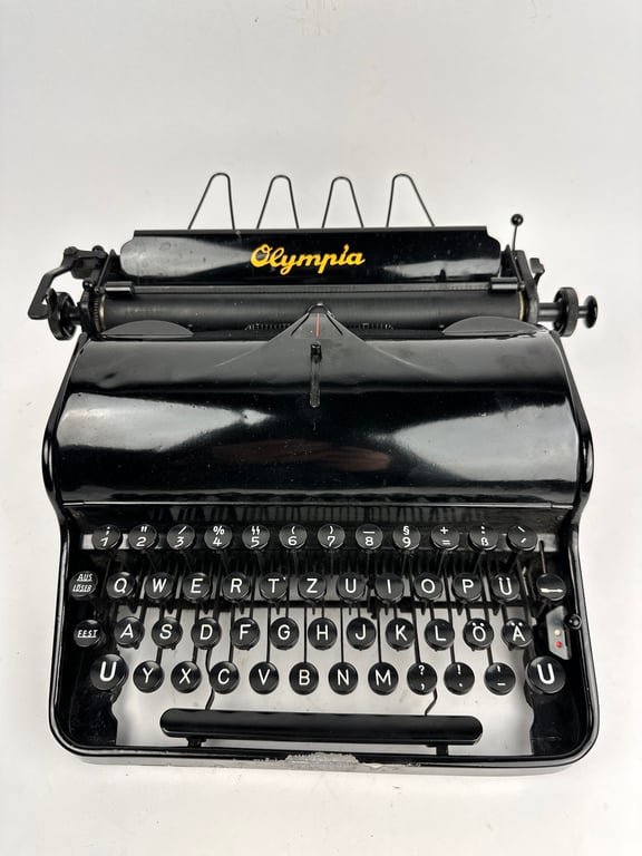 Rare Black Waffen-SS typewriter by Olympia — image 11