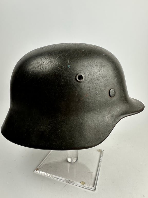 Untoched SD M40 Wehrmacht Helmet 'ET66' — image 15