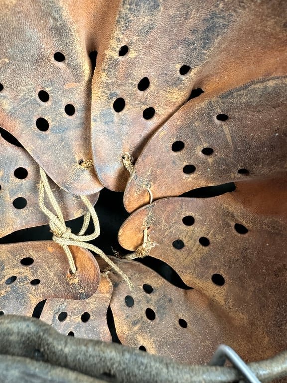 Untoched SD M40 Wehrmacht Helmet 'ET66' — image 20