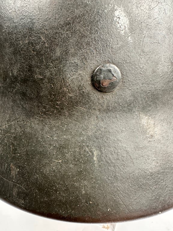 Untoched SD M40 Wehrmacht Helmet 'ET66' — image 7