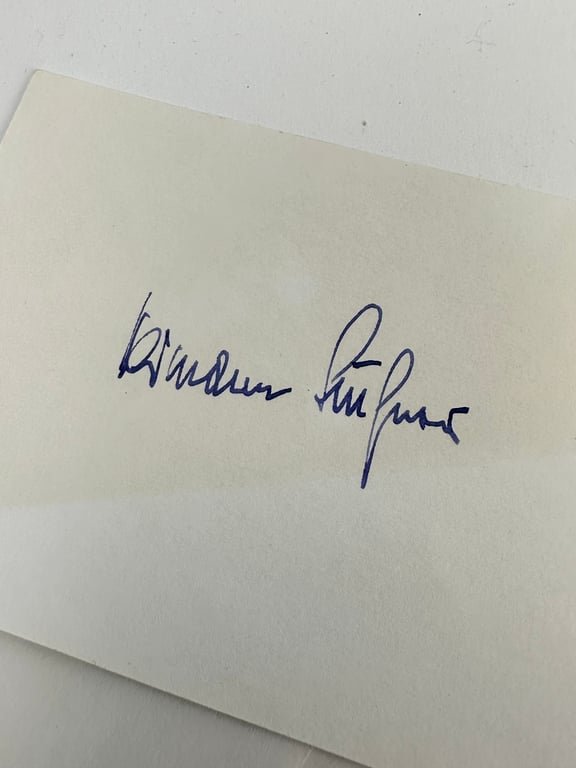 Lot German post-war original signatures of unknown... — image 6