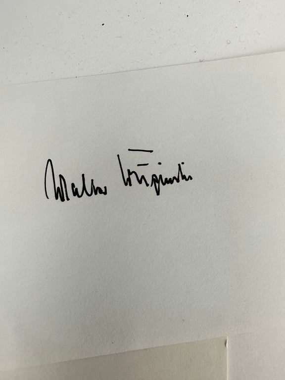 Lot German post-war original signatures of unknown... — image 8