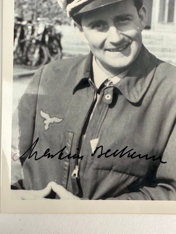 German post-war photo with orginal signature 'Unkn... — image 4