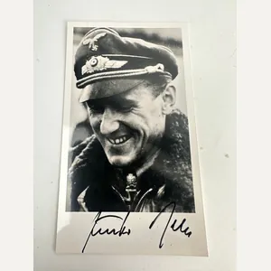 German post-war photo with orginal signature 'Gunt...