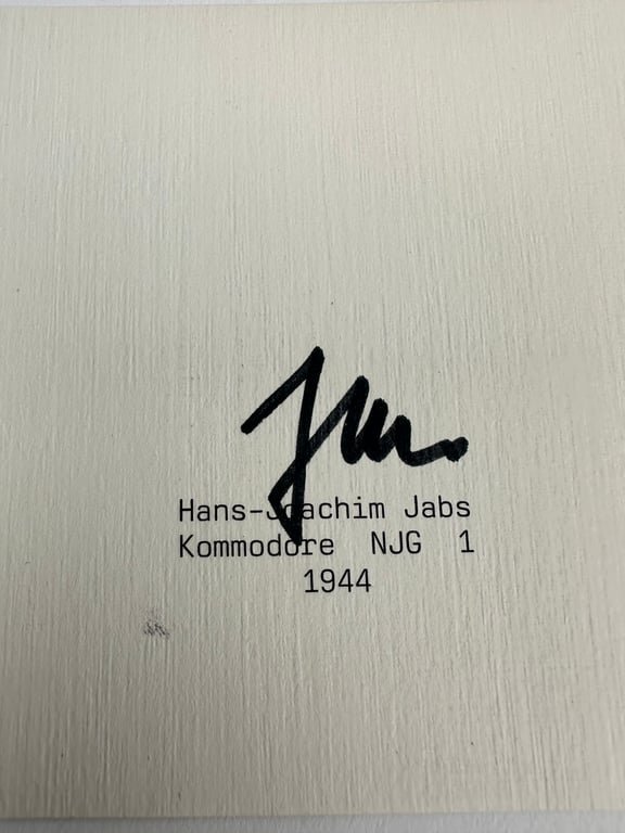 German post-war orginal signature 'Hans Joachim Ja... — image 3