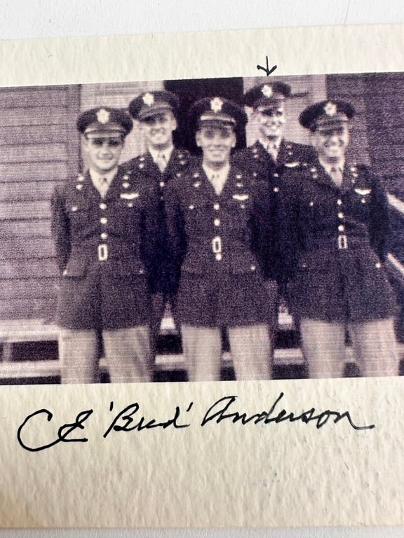 post-war photo with signature usa — image 2